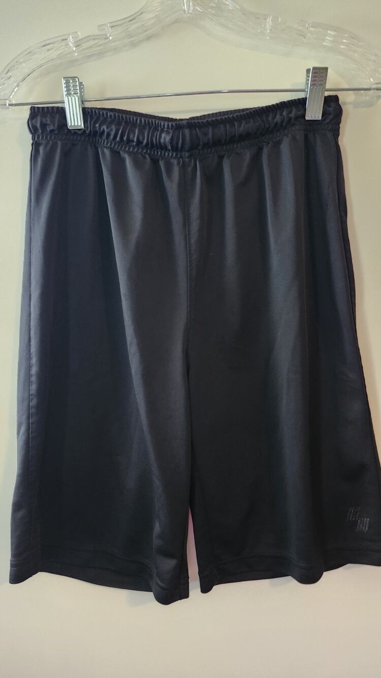 Place Sport Boys Athletic Shorts Size XL 14 Black Mesh Basketball Gym #392